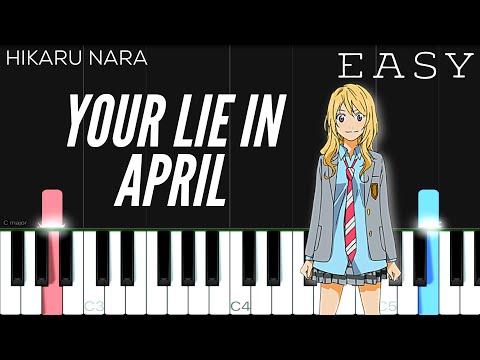 Hikaru Nara - Shigatsu Wa Kimi No Uso OP (Your Lie In April) | EASY Piano Tutorial