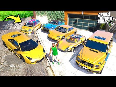 УГНАЛ МЕГА РОСКОШНЫЕ ЗОЛОТЫЕ МАШИНЫ!! - GTA 5 Реальная Жизнь (Моды ГТА 5)