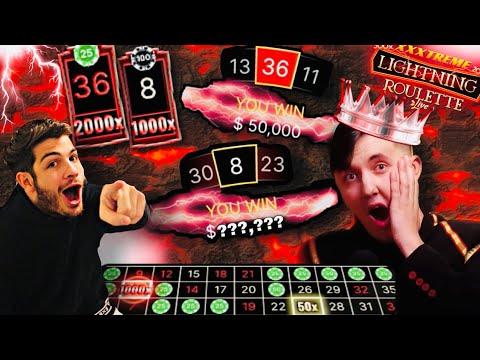 Worlds Biggest Hit On XXXTreme Lightning Roulette!!!