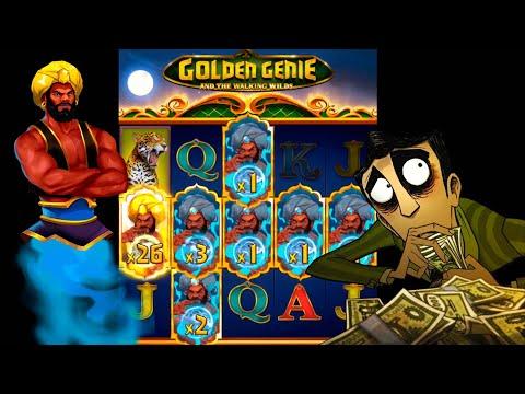 Огромный Занос Недели в Golden Genie And The Walking Wilds • ЗАНОСЫ В КАЗИНО • 1xBet • заносы 1хбет