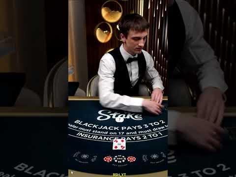 $250 HAND ON LIVE BLACKJACK!! (STAKE)