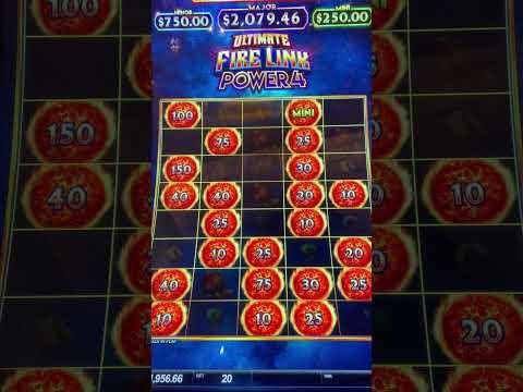 $20 BET ON ULTIMATE FIRE LINK POWER 4 HUGE WIN #slots #casino #shorts