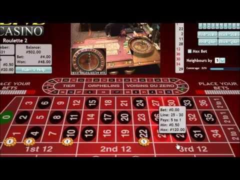 Игра по линиям в Live Roulette