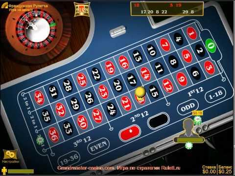 Стратегия Rulett, казино Grandmaster Casino Com