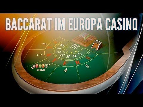 Baccarat Beim Europa Casino - Angespielt