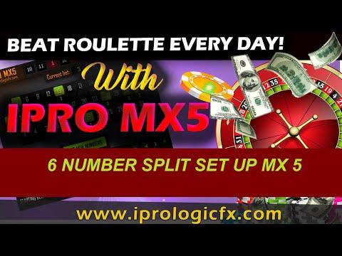 MX5 6 NUMBER SPLIT SET UP-roulette Stratgey To Win Big-winning Roulette System-how To Play Roulette