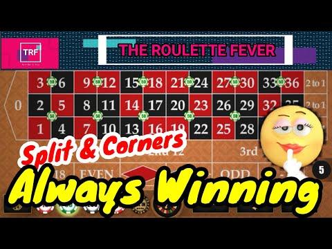 Always Winning With The Split And Corners Tactic In European Roulette || TheRouletteFever