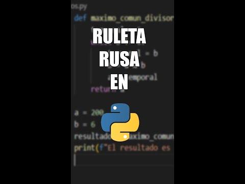 RULETA RUSA EN PYTHON