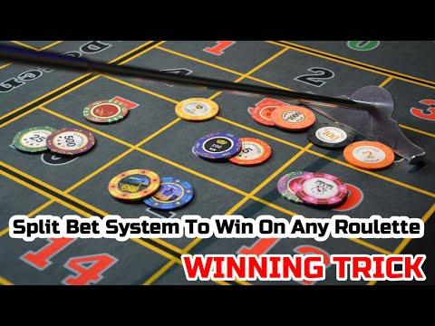 Split Bet System To Win On Any Roulette In The World. Winning Trick.