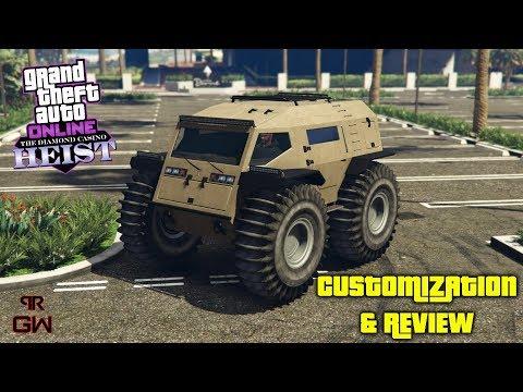 NEW Rune Zhaba : Sherp ATV Customization - Unreleased Casino Heist DLC Car GTA 5 Online 2019