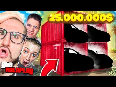 УКУСИ МЕНЯ ПЧЕЛА! ОТКРЫЛ 4 КОНТЕЙНЕРА ЗА 25.000.000$ И СНОВА ОГРАБИЛ КАЗИНО! (GTA 5 RP)