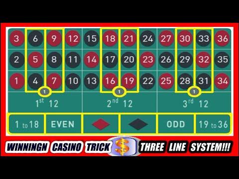 Three Line System | THE WINNING CASINO TRICK | The Golden Wheel