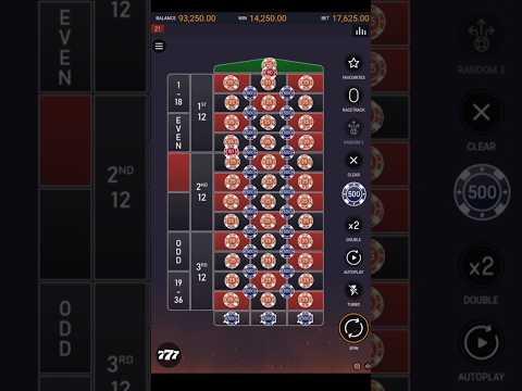 CASINO ROULETTE STRATEGY 23,250.00$ BIG WIN BETTING CASINO ROULETTE GAME NEW CASINO ROULETTE  2023