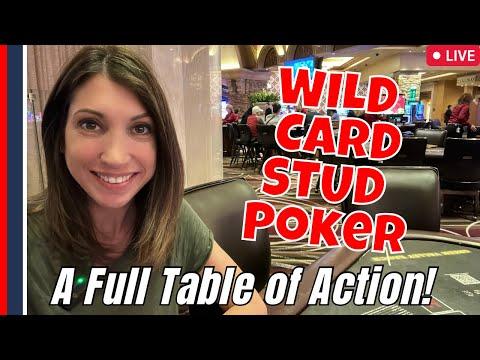 LIVE!! Wild Card Stud Poker For Jamie’s Birthday!