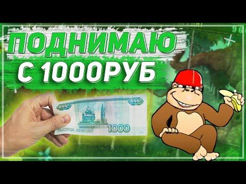 ПОДНИМАЮ С 1000РУБ БАЛАНСА В КАЗИНО ВУЛКАН В CRAZY MONKEY