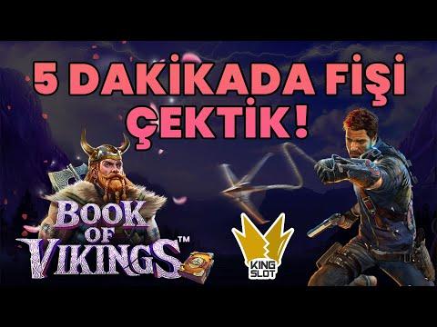 ⚔#BookOfVikings'te Jet Hızında Kazanç! - King Slot #casino #slotoyunları #slot #slotvideo #slotizle