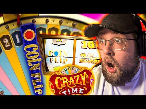 25X TOP SLOT COIN FLIP BAIT ON CRAZY TIME!