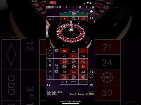 #RULET İMMERSİVE RULETT #casino #roulette #rulet #canlıcasino #lightningrulet #casinogames