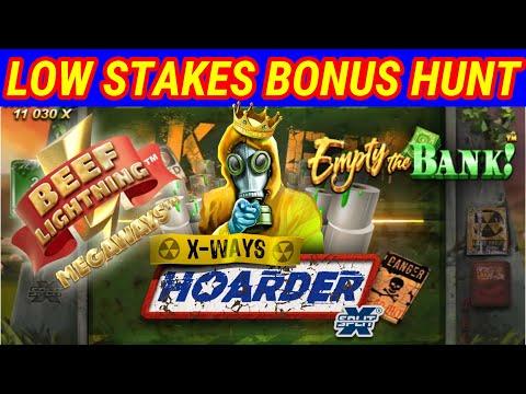 LOW STAKE BONUS HUNT - BEEF LIGHTNING - EMPTY THE BANK - COPS N ROBBERS MEGAWAYS - DRAGON BORN