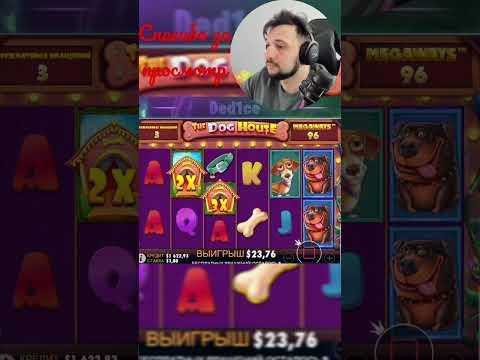 DED1CE ЗАНОСИТ В DOG HOUSE!!! #casino #maxwin #gaming #заносы #stream #shortsvideo  #заносынедели