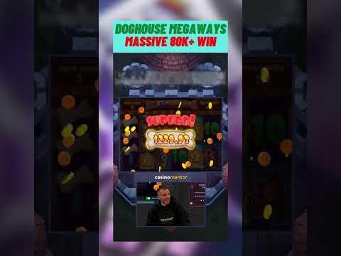 Dog House Megaways MASSIVE +80k WIN! #casino #shorts #winner