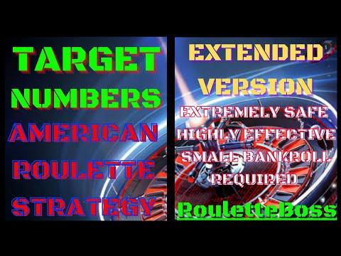 Target Numbers Roulette Strategy | American Roulette Wheel (Extended Version)