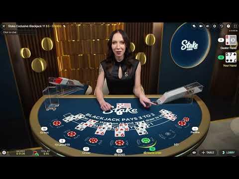 CRAZY ALL IN SAVES ME! (Stake Blackjack)