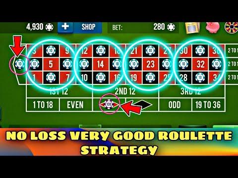 No Loss Very Good Roulette Strategy