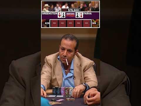 Sammy Farha Vs Barry Greenstein - Kings Vs Aces On High Stakes Poker #shorts