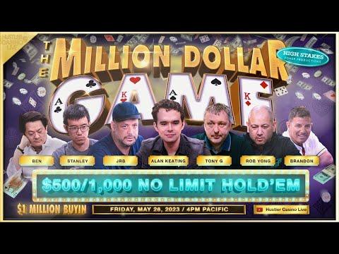 THE MILLION DOLLAR GAME DAY 1 [Full Stream] W/ Alan Keating, Tony G, JRB, Rob Yong