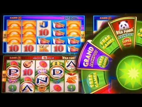 BONUSES & PLAY On WONDER 4 JACKPOTS!!!  Pelican Pete Game , Jackpot Wheel In CASINO