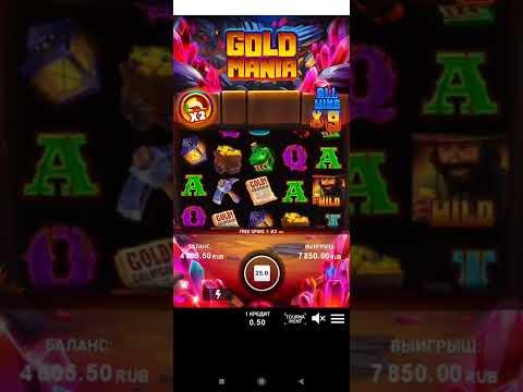 Мега занос в казино Пари матч. Gold Mania. от Gamzix.