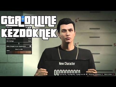 GTA V Online KEZDŐKNEK!