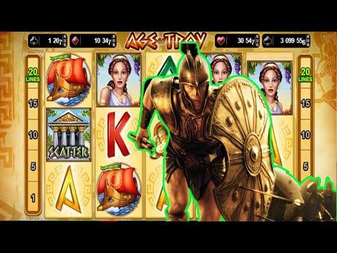 ИГОРЬ ПЕСЕЦ ИГРАЕТ В ЛИЦ СЛОТ AGE OF TROY В КАЗИНО ROX