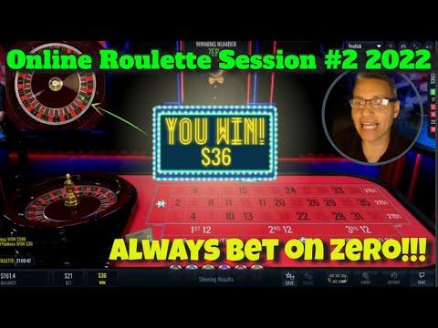 Online Roulette Session #2 For 2022: Betting Red & Black. More Online Technical Issues!