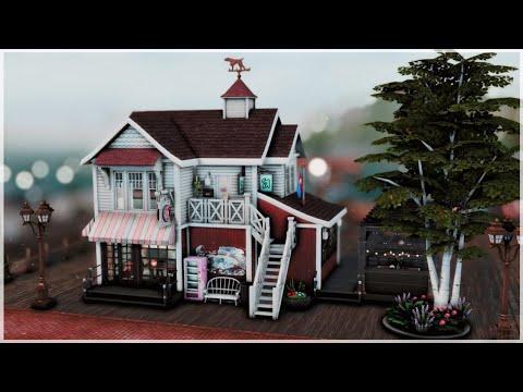 Кошачье кафе, казино, прачечная | Симс 4: Строительство | Cat Cafe, Casino | The Sims 4: Speed Build