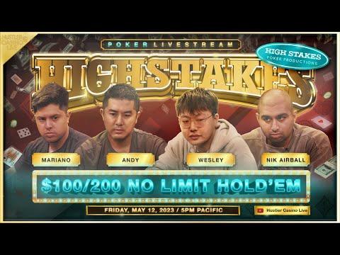 SUPER HIGH STAKES $100/200/400 W/ Mariano, Nik Airball, Wesley, Andy, Charles, Bobo & Brad