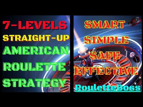 7 Levels Straight Up Roulette Strategy | American Roulette Wheel | Roulette Boss