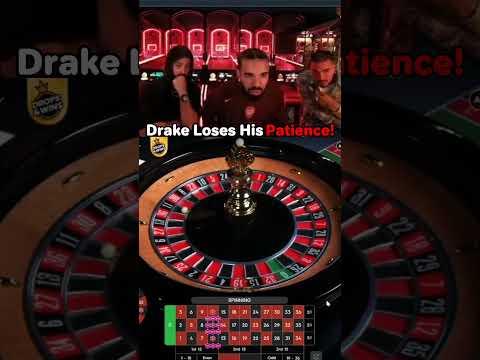 Drake Loses His Patience When Playing Roulette! #drake #roulette #gambling #casino