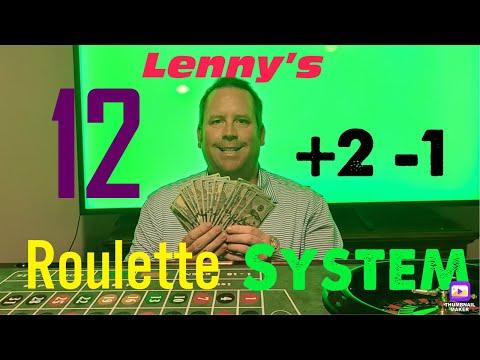 Lenny’s 12 Number +2 -1 Roulette System