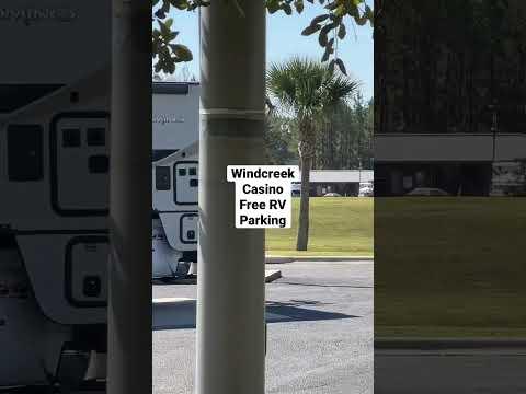 Windcreek Casino Atmore Alabama Free RV Overnight Parking