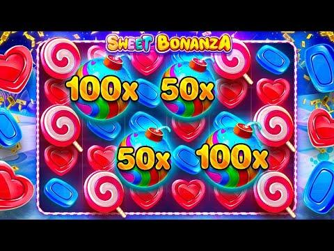 Я СЛОВИЛ БОМБУ ИКС 100?!?!?/ЗАНОС SWEET BONANZA/ЗАНОСЫ НЕДЕЛИ