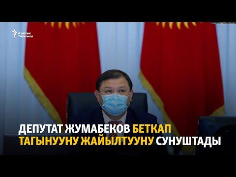 Депутат Жумабеков беткап тагынууну жайылтууну сунуштады