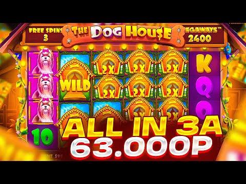 ALL IN В DOG HOUSE MEGAWAYS! ПОЙМАЛ ЗАНОС НА ***X И КУПИЛ БОНУС ЗА 63.000Р В ДОГ ХАУС МЕГАВЕЙС