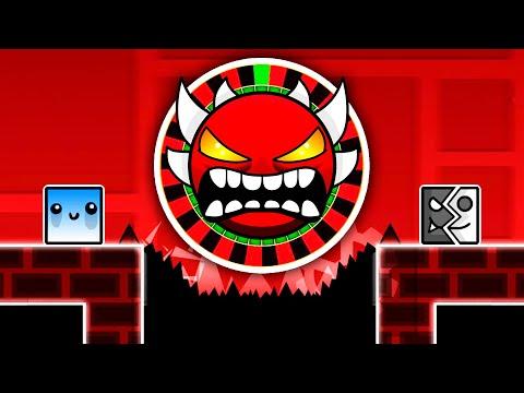 Кто БЫСТРЕЕ пройдет РУЛЕТКУ ДЕМОНОВ получит 5000 рублей! - Geometry Dash